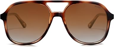 Retro Polarized Aviator Sunglasses Womens Mens Classic 70s Vintage Trendy Square Aviators