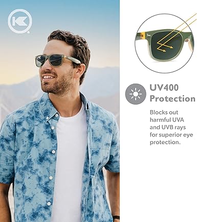 Fort Knocks Polarized Sunglasses for Men & Women - Impact Resistant Lenses & Full UV400 Protection