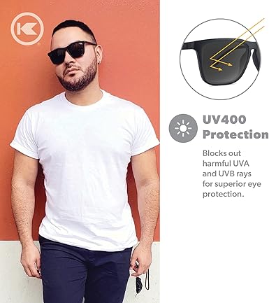 Fast Lanes and Sport Polarized Sunglasses for Men & Women - Impact Resistant Lenses & Full UV400 Protection