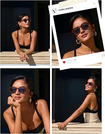 Retro Vintage Polarized Trendy Small Square Sunglasses for Women Men 2025 Fashion Shades