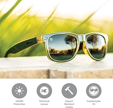 Fort Knocks Polarized Sunglasses for Men & Women - Impact Resistant Lenses & Full UV400 Protection