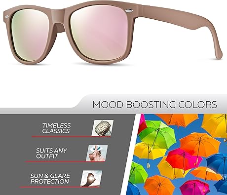 Polarized Sunglasses for Men and Women - UV Protection Classic Sun Glasses