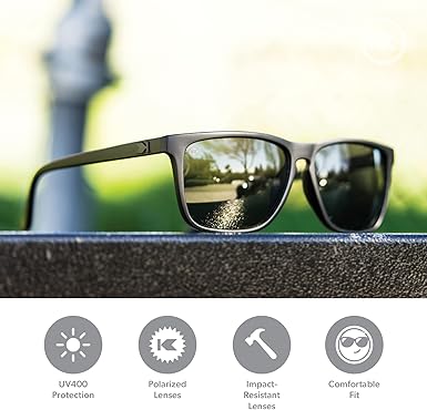 Fast Lanes and Sport Polarized Sunglasses for Men & Women - Impact Resistant Lenses & Full UV400 Protection